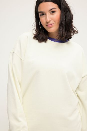 Plus size veliki brojevi Majica dugih rukava s natpisom na leđima za punije
