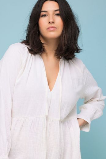 Plus size veliki brojevi Haljina dugih rukava za punije