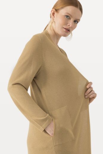 Plus size veliki brojevi Kardigan lagani dužeg kroja s džepovima za punije