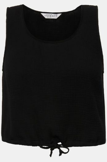 Plus size veliki brojevi Majica bez rukava na vezanje za punije