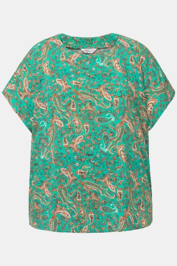 Plus size veliki brojevi Bluza kratkih rukava s printom za punije