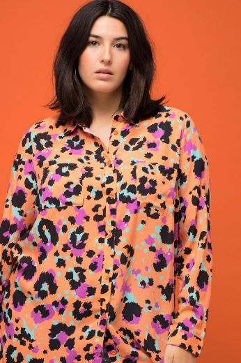 Plus size veliki brojevi Košulja dugih rukava životinjskog printa za punije