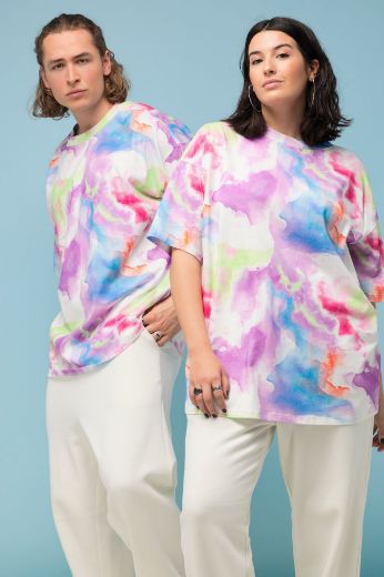 Plus size veliki brojevi Majica kratkih rukava šireg kroja za punije
