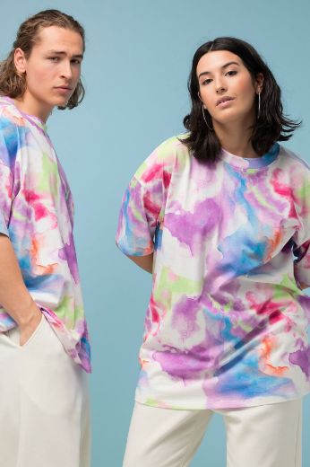 Plus size veliki brojevi Majica kratkih rukava šireg kroja za punije