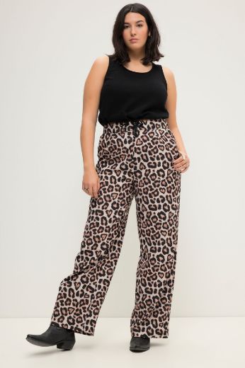 Plus size veliki brojevi Hlače s leopard printom za punije