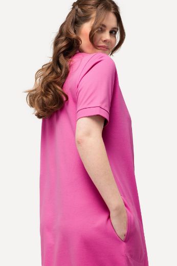 Plus size veliki brojevi Haljina Polo kratkih rukava za punije