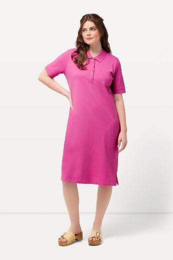 Plus size veliki brojevi Haljina Polo kratkih rukava za punije