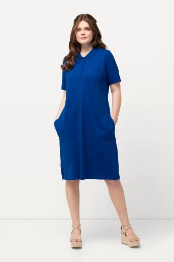 Plus size veliki brojevi Haljina Polo kratkih rukava za punije