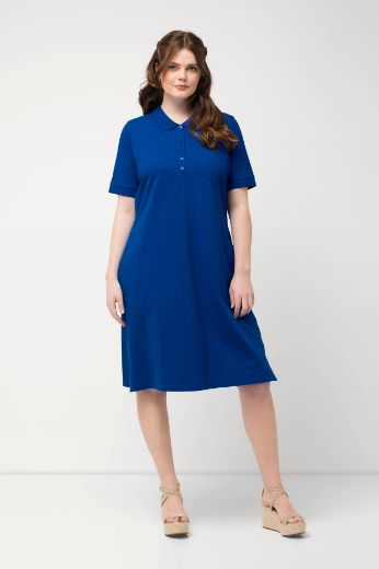 Plus size veliki brojevi Haljina Polo kratkih rukava za punije