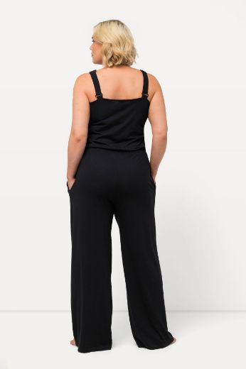 Plus size veliki brojevi Kombinezon bez rukava s čipkom V izrez za punije