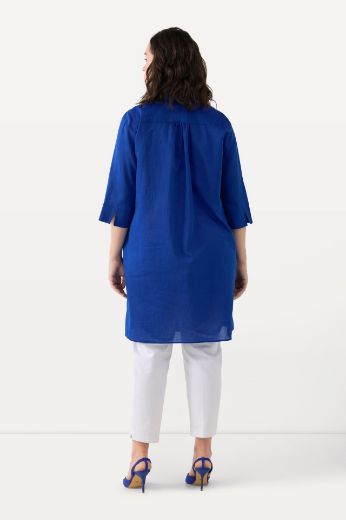 Plus size veliki brojevi Košulja 3/4 rukavi dužeg kroja za punije