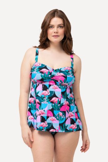 Plus size veliki brojevi Kupaći kostim Tankini A kroja za punije
