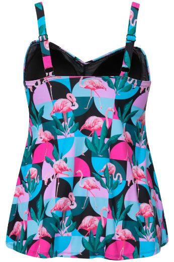 Plus size veliki brojevi Kupaći kostim Tankini A kroja za punije