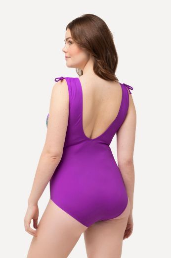 Plus size veliki brojevi Kupaći kostim jednodijelni V izrez za punije