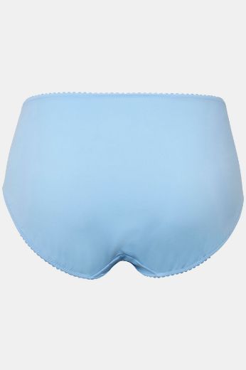 Plus size veliki brojevi Gaćice Midi s valovitom čipkom za punije