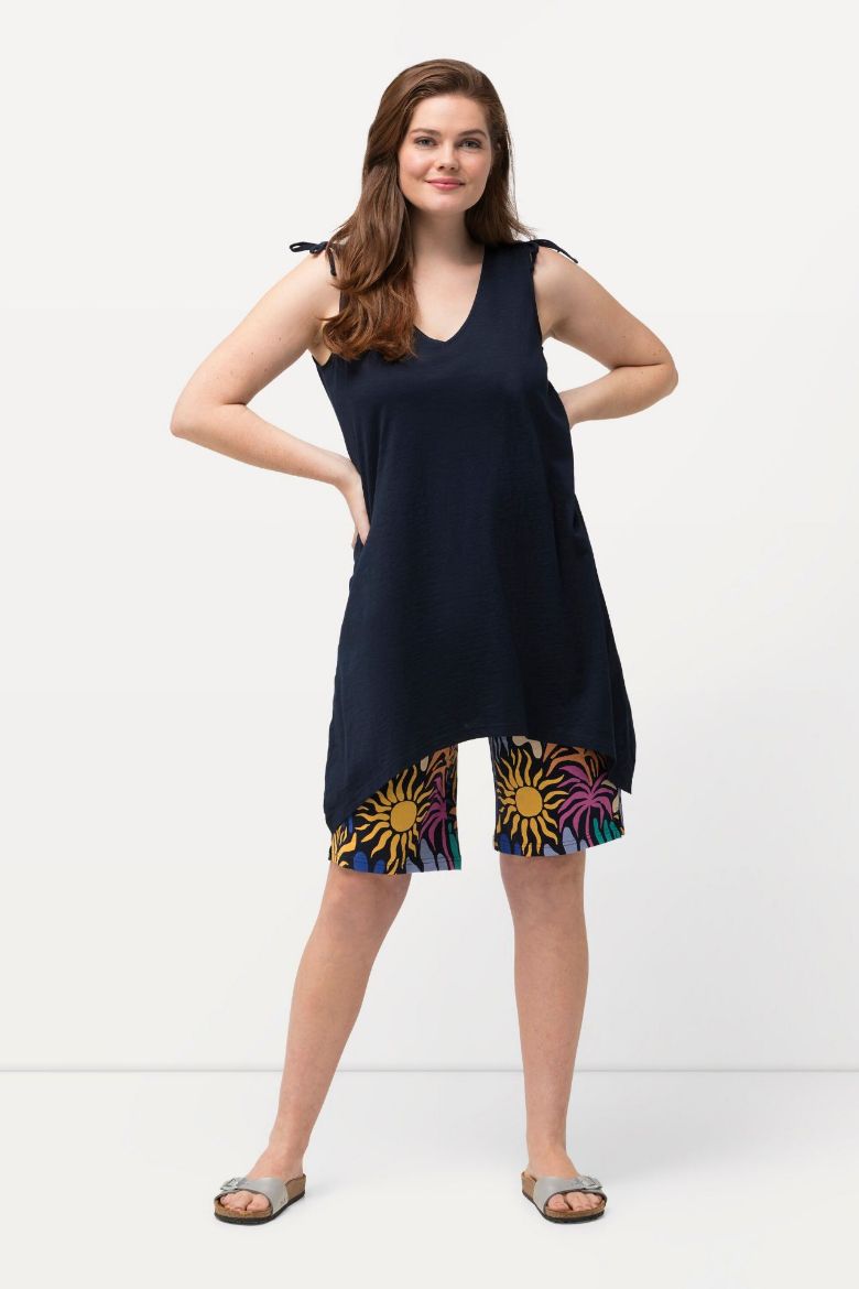 Plus size veliki brojevi Majica  bez rukava A kroja za punije