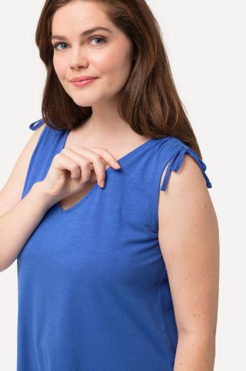 Plus size veliki brojevi Majica  bez rukava A kroja za punije