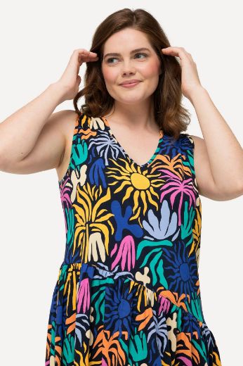 Plus size veliki brojevi Haljina  V izreza za punije