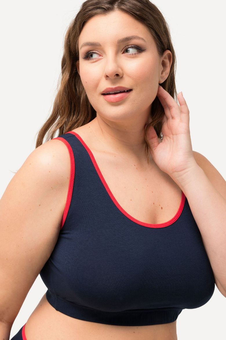 Plus size veliki brojevi Grudnjak sportski 3 komada za punije