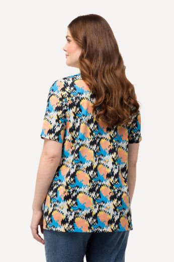 Plus size veliki brojevi Majica kratkih rukava V izrez A kroja za punije