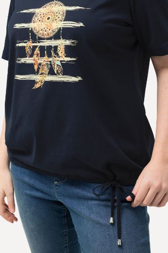 Plus size veliki brojevi Majica kratkih rukava s uzorkom za punije