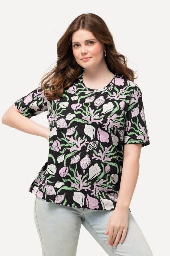 Plus size veliki brojevi Majica kratkih rukava s uzorkom za punije