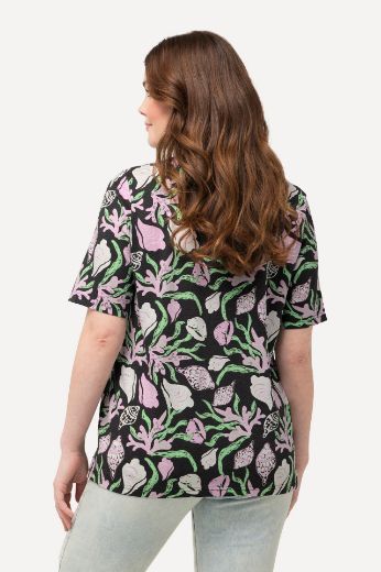 Plus size veliki brojevi Majica kratkih rukava s uzorkom za punije
