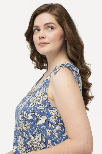 Plus size veliki brojevi Haljina pamučna bez rukava za punije