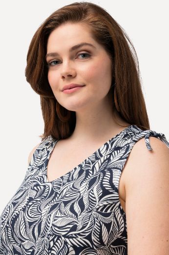 Plus size veliki brojevi Haljina pamučna bez rukava za punije