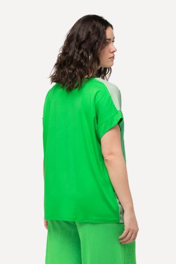 Plus size veliki brojevi Majica kratkih rukava spuštenih ramena za punije