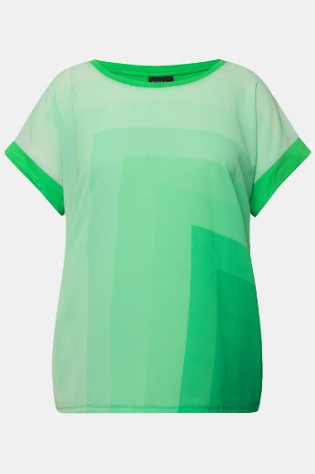 Plus size veliki brojevi Majica kratkih rukava spuštenih ramena za punije