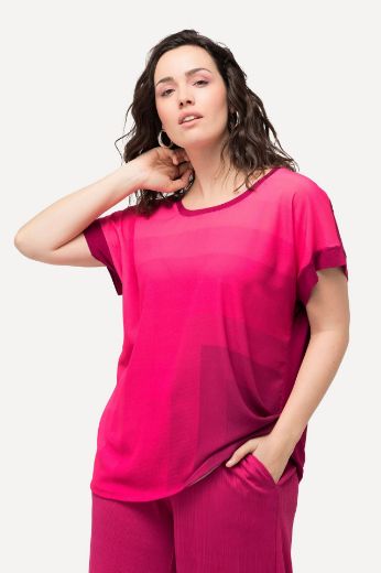 Plus size veliki brojevi Majica kratkih rukava spuštenih ramena za punije