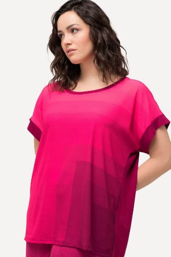 Plus size veliki brojevi Majica kratkih rukava spuštenih ramena za punije