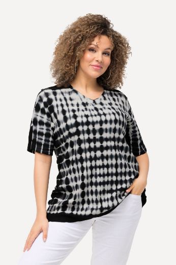 Plus size veliki brojevi Majica s kratkim rukavima V izrez za punije