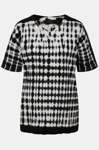 Plus size veliki brojevi Majica s kratkim rukavima V izrez za punije
