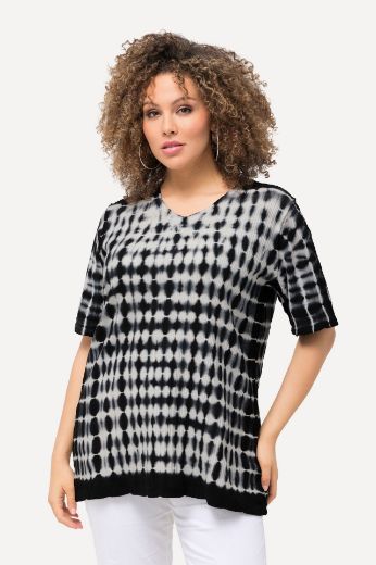 Plus size veliki brojevi Majica s kratkim rukavima V izrez za punije