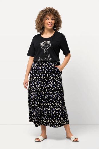 Plus size veliki brojevi Suknja na volane za punije