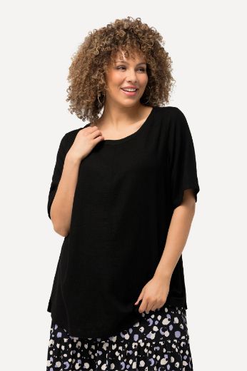 Plus size veliki brojevi Bluza kratkih rukava, okrugli izrez za punije