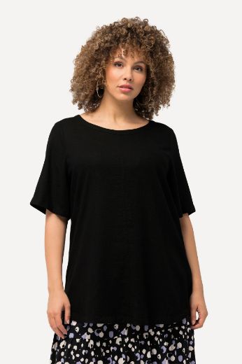 Plus size veliki brojevi Bluza kratkih rukava, okrugli izrez za punije