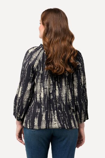 Plus size veliki brojevi Bluza s 3/4 rukavima i elastičnim rubom za punije