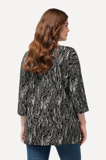 Plus size veliki brojevi Majica s 3/4 rukavima i printom za punije