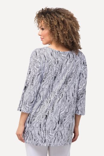 Plus size veliki brojevi Majica s 3/4 rukavima i printom za punije