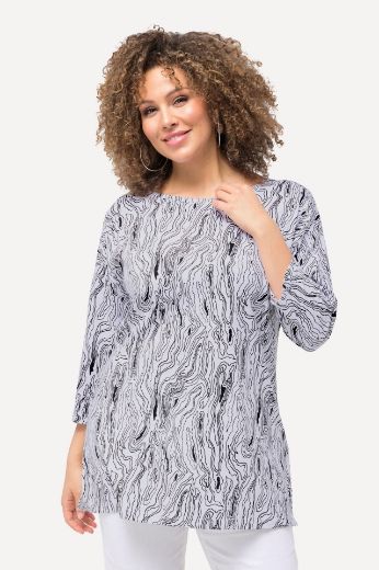 Plus size veliki brojevi Majica s 3/4 rukavima i printom za punije