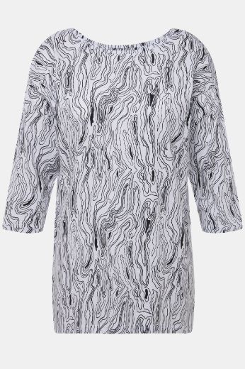 Plus size veliki brojevi Majica s 3/4 rukavima i printom za punije