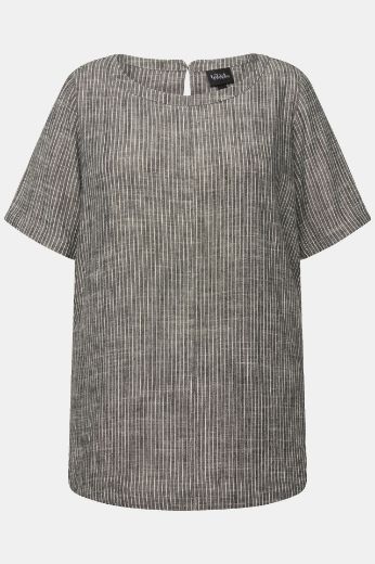 Plus size veliki brojevi Bluza kratkih rukava, okrugli izrez za punije