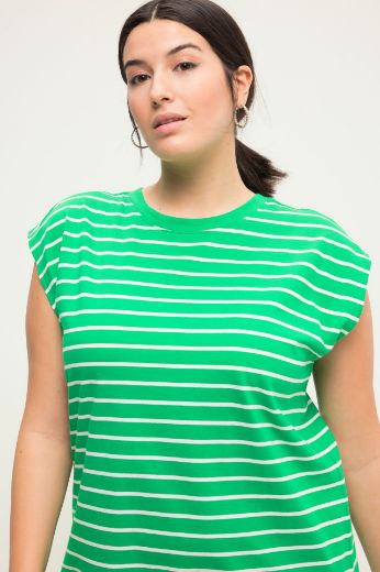 Plus size veliki brojevi Haljina okruglog ovratnika šireg kroja za punije