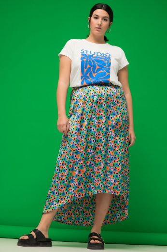 Plus size veliki brojevi Suknja midi A kroja za punije