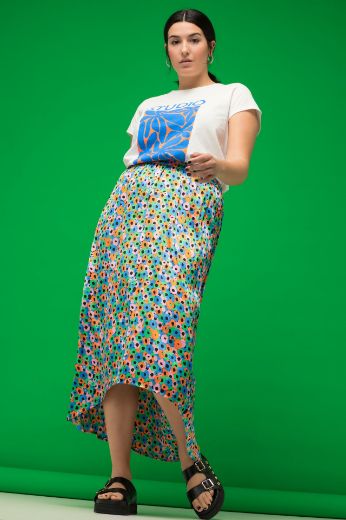 Plus size veliki brojevi Suknja midi A kroja za punije