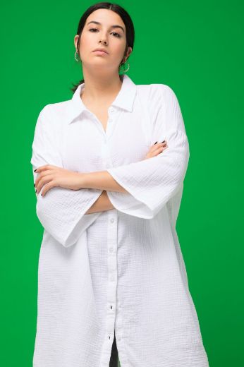 Plus size veliki brojevi Bluza šireg kroja s 3/4 rukavima za punije