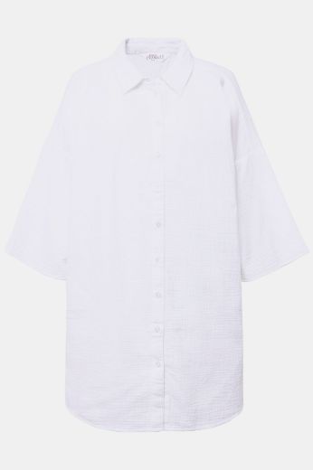Plus size veliki brojevi Bluza šireg kroja s 3/4 rukavima za punije
